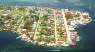 Bocas del Toro, Panamoramic View of Town